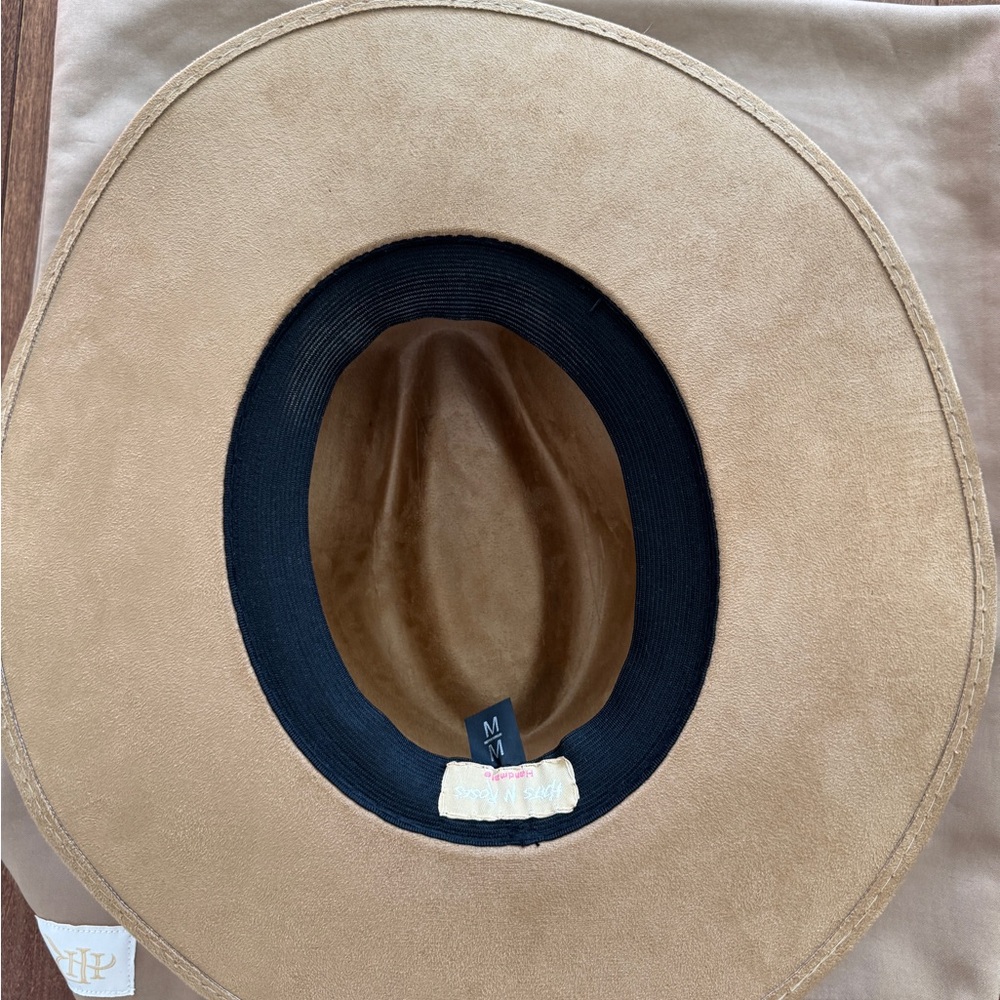 HatsNRoses Fedora Suede “Evelyn” Hat – Hazelnut, Size XS/S/M (53–57cm) - Picture 4 of 4